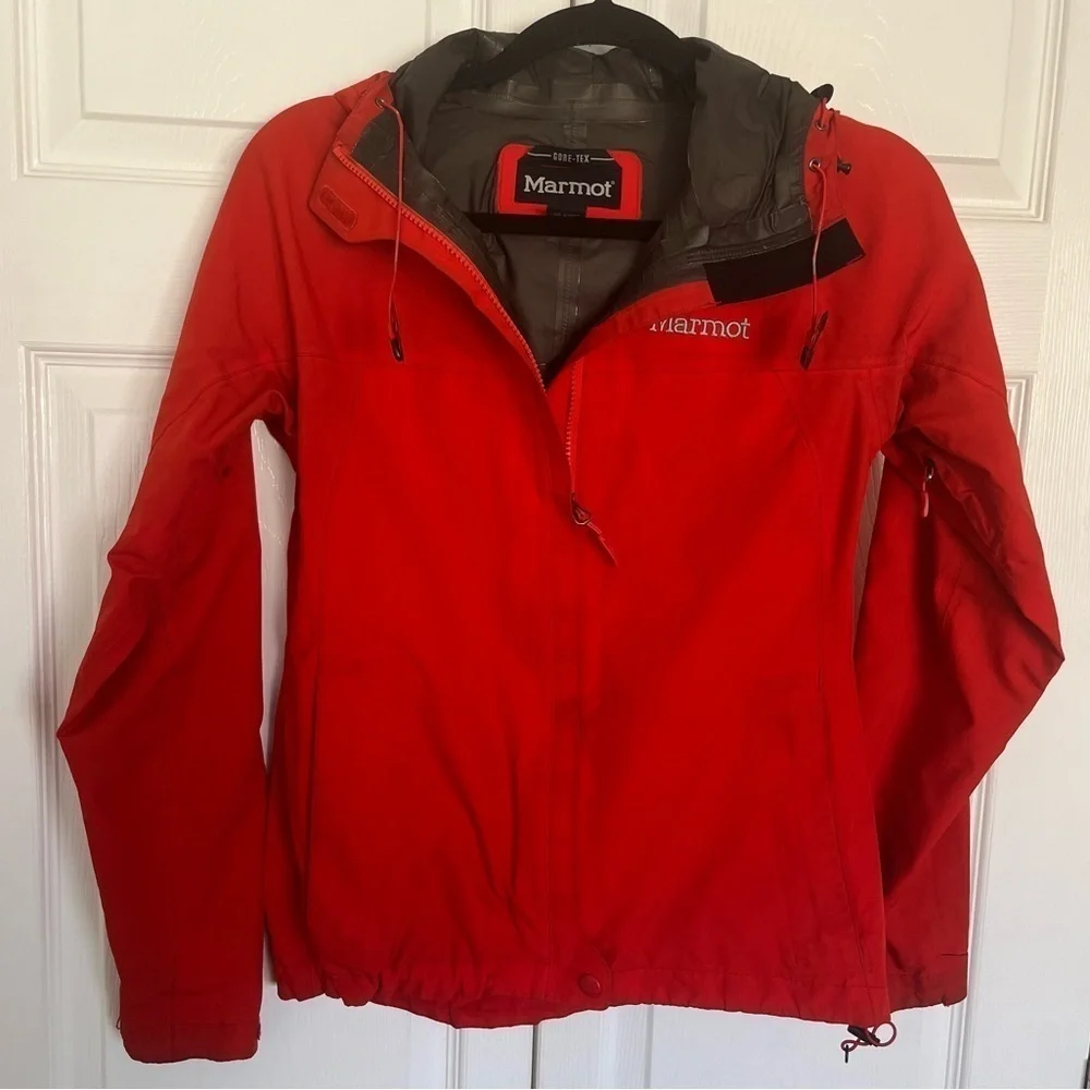 Red Orange Women's Marmot Minimalist Jacket Size XS